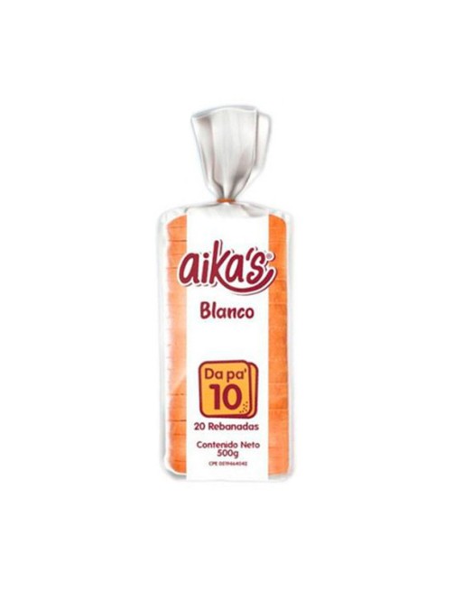 AIKAS PAN SANDWI BLANCO 500G