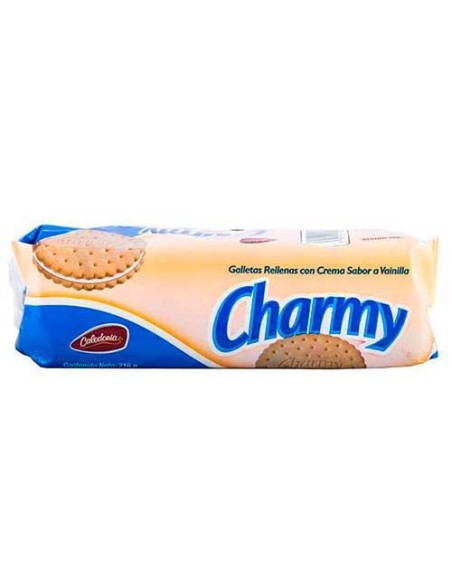 CALEDONIA CHARMY GALLETAS VAINILLA 216G