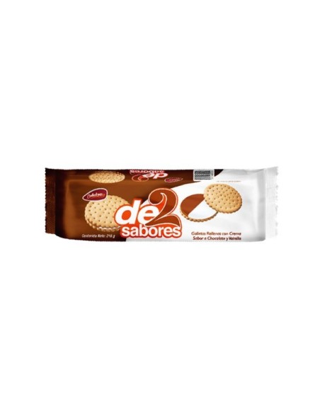 CALEDONIA DE 2 SABORES CHOCOLATE/VAINILLA  216 G