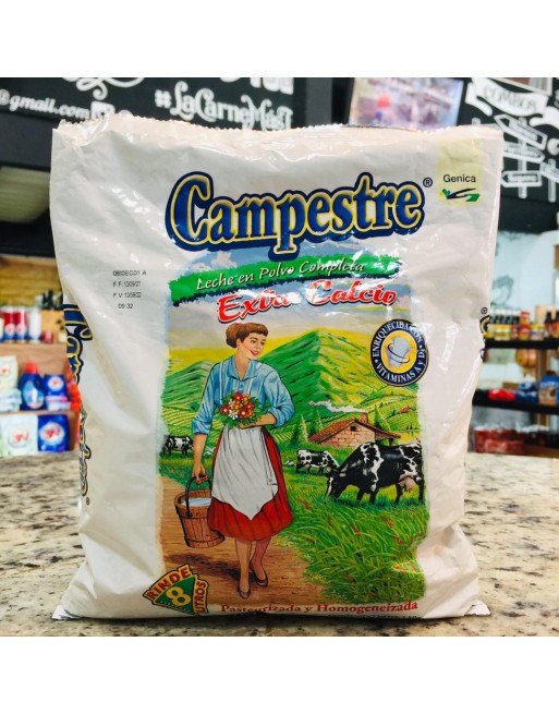 CAMPESTRE LECHE EN POLVO EXTRA CALCIO 1KG