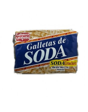 CARABOBO GALLETA SODA CRAKERS240G