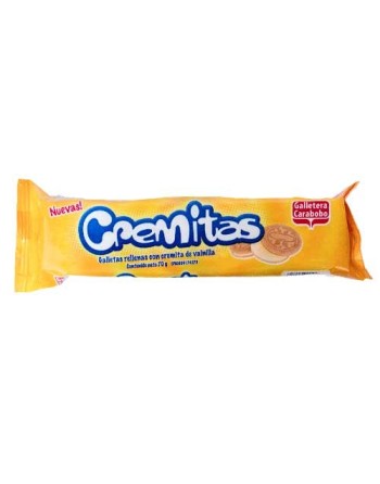 CARABOBO GALLETAS CREMITAS 70G