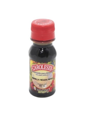 CAROLESEN SABORIZANTE PARA ALIMEMTOS VAINILLA NEGRA NOVA 60ML