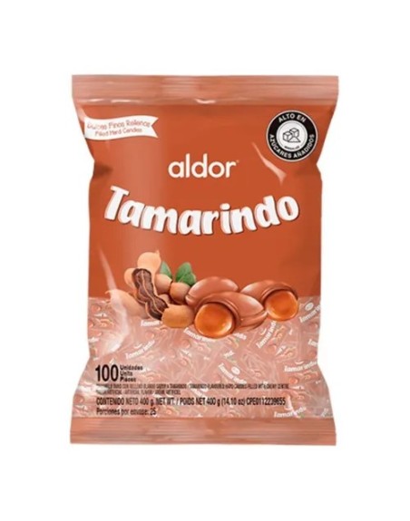 ALDOR CARAMELOS DE TAMARINDO 100UND