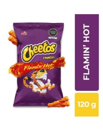 CHEETOS HORNEADOS FLAMIN-HOT 120G