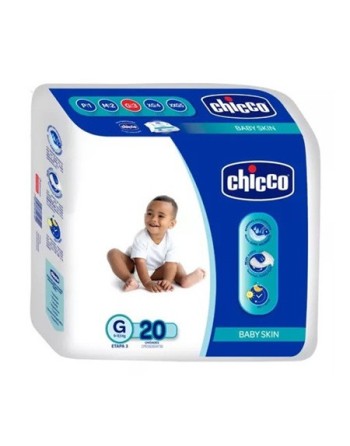 CHICCO PAÑALES TALLA G 20UND