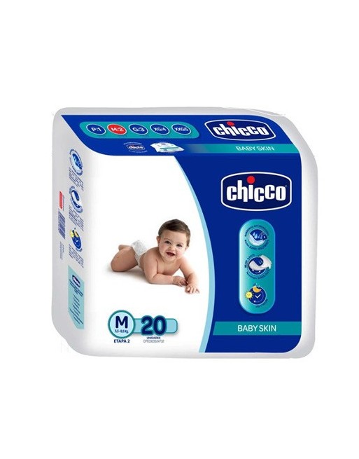 CHICCO PAÑALES TALLA M 20UND