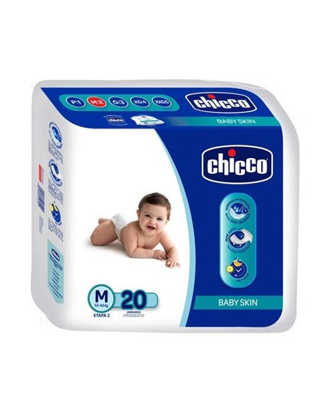 CHICCO PAÑALES TALLA M 20UND