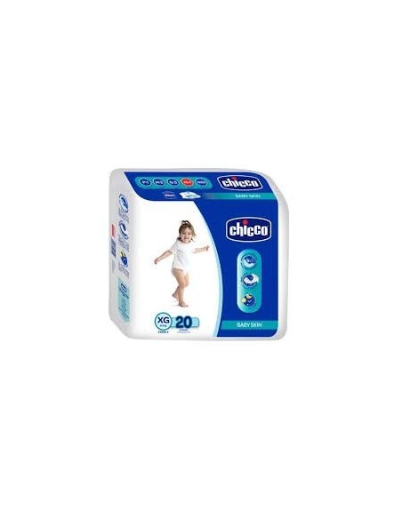 CHICCO PAÑALES TALLA XG 20UND