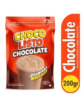 CHOCO LISTO CHOCOLATE 200G