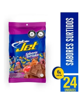 CHOCOLATE JET BOLSA SURTIDA 24 UNIDADES