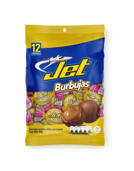CHOCOLATE JET BURBUJA CON RELLENO  UNIDAD