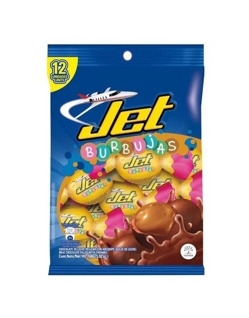 CHOCOLATE JET BURBUJA CON RELLENO 24 UNIDADES