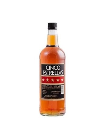 CINCO ESTRELLAS RON 1L