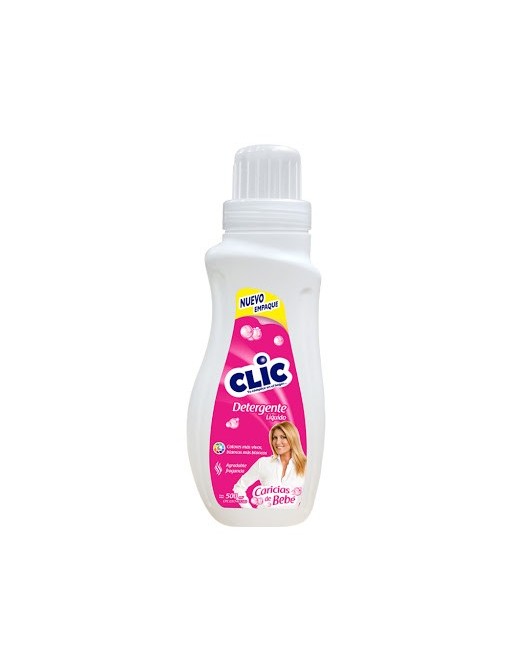 CLIC DETERGENTE LIQUIDO CARICIAS BEBE 500CM3