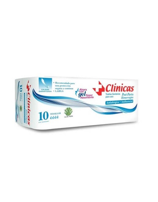 CLINICAS TOALLAS SANITARIAS POST PARTO X10