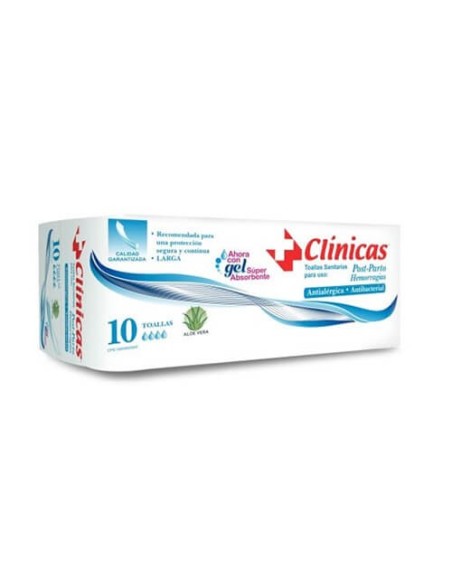 CLINICAS TOALLAS SANITARIAS POST PARTO X10