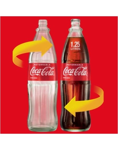 COCA COLA 1.25 BOTELLA RETORNABLE X CAJA X6 UND