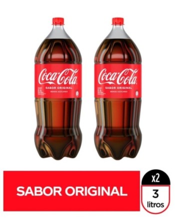 COCA COLA 3L X 2
