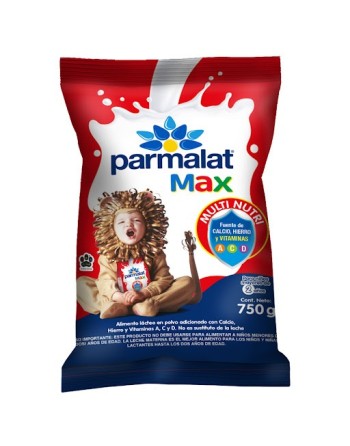 ALIMENTO LACTEO EN POLVO PARMALAT MAX 750GR