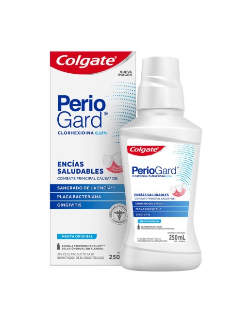 COLGATE  PERIO GARD ENJUAGUE BUCAL 250ML