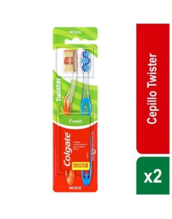 COLGATE CEPILLO DENTAL TWISTER X2