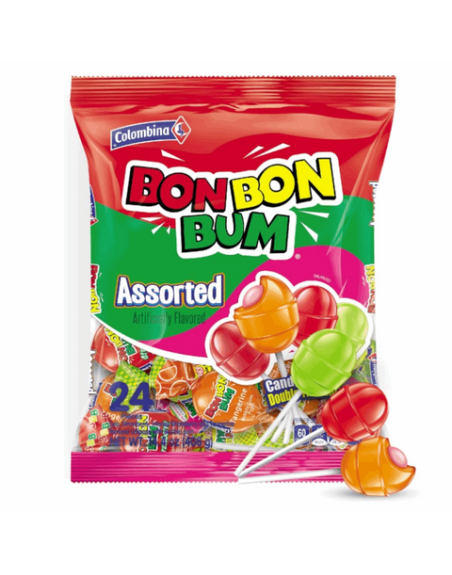 COLOMBIANA CHUPETA BON BON BUM SURTIDA X24