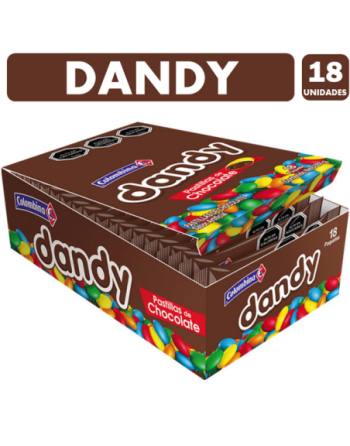 COLOMBINA DANDY CHOCOLATE X18G
