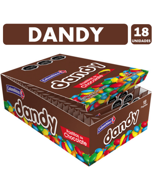 COLOMBINA DANDY CHOCOLATE X18G
