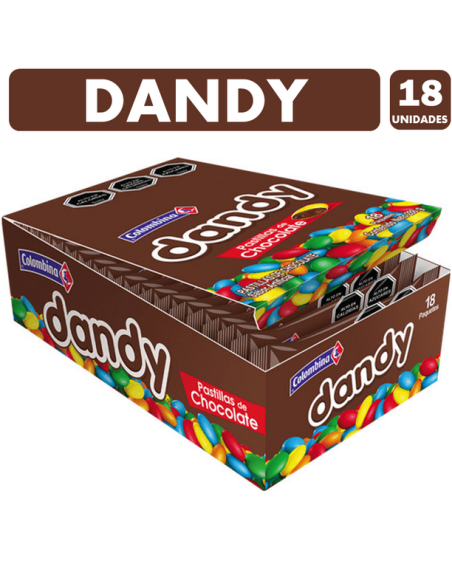 COLOMBINA DANDY CHOCOLATE X18G