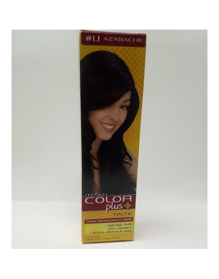 COLOR PLUS AZABACHE No. 1.1 TINTE CABELLO