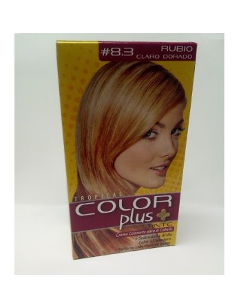 COLOR PLUS RUBIO CLARO DORADO No.8.3 TINTE CABELLO