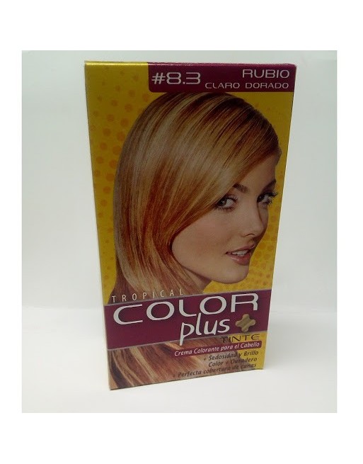 COLOR PLUS RUBIO CLARO DORADO No.8.3 TINTE CABELLO