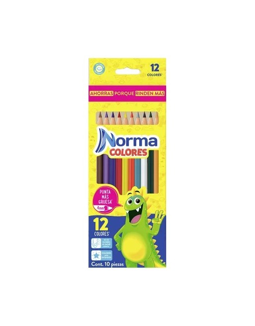 COLORES NORMA 12UND