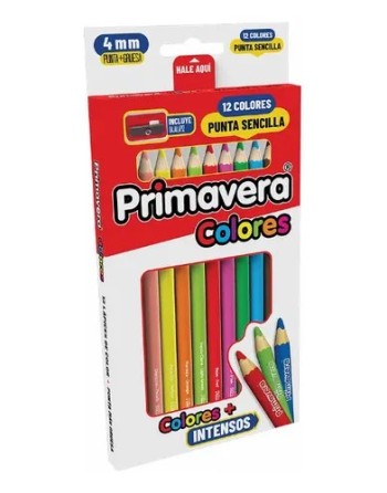 COLORES PRIMAVERA MINA 4MM 12 UND