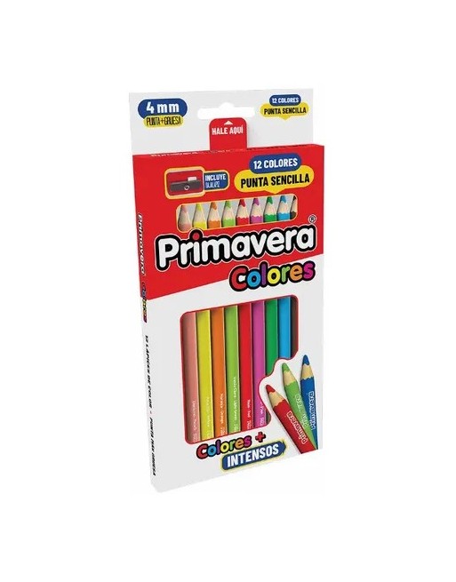 COLORES PRIMAVERA MINA 4MM 12 UND