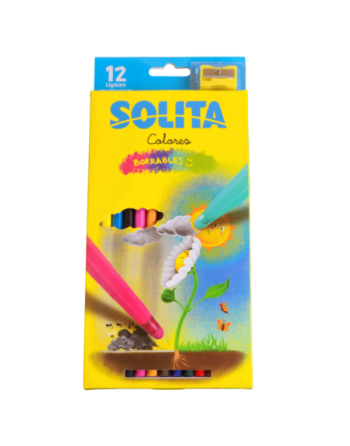 COLORES SOLITA BORRABLE 12 UND