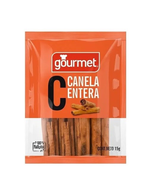 CONDIMENTOS MOLINA CANELA ENTERA SOBRE 15 GR