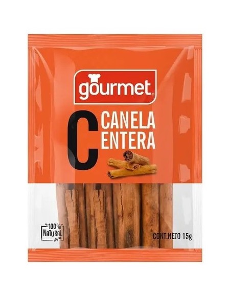 CONDIMENTOS MOLINA CANELA ENTERA SOBRE 15 GR