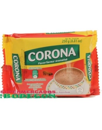 CORONA CHOCOLATE CLAVOS Y CANELA 250G