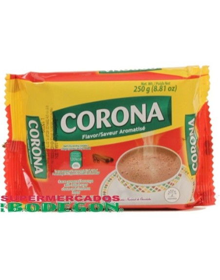 CORONA CHOCOLATE CLAVOS Y CANELA 250G