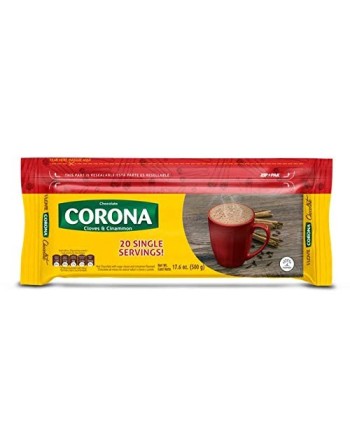 CORONA CHOCOLATE DE MESA CLAVOS Y CANELA 500G