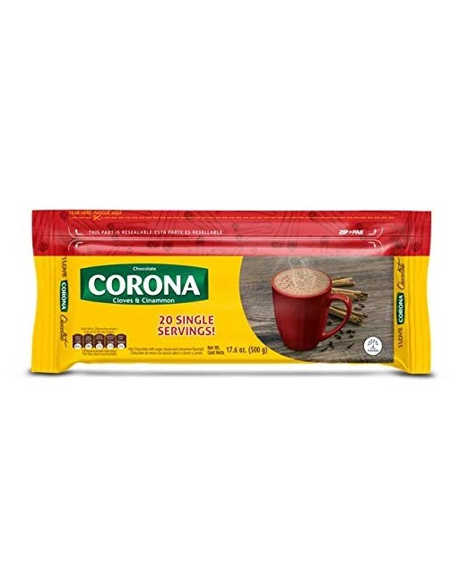 CORONA CHOCOLATE DE MESA CLAVOS Y CANELA 500G