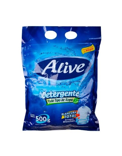 ALIVE DETERGENTE TODO TIPO DE ROPA 500G