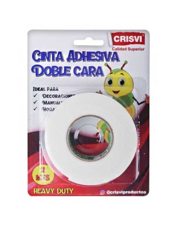 CRISVI CINTA ADHESIVA DOBLE CARA
