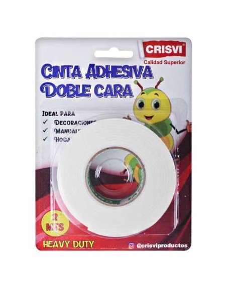 CRISVI CINTA ADHESIVA DOBLE CARA