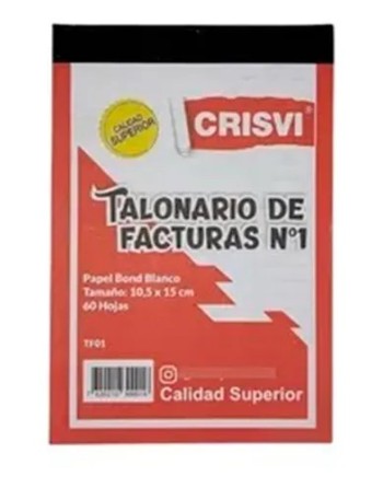 CRISVI TALONARIO DE FACTURAS