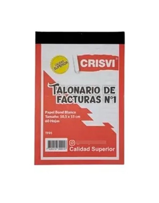 CRISVI TALONARIO DE FACTURAS