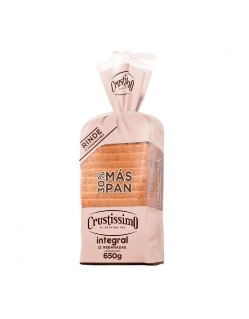 CRUSTISSIMO PAN INTEGRAL 650G