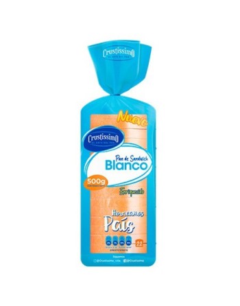CRUSTISSIMO PAN SANDWI BLANCO 500G